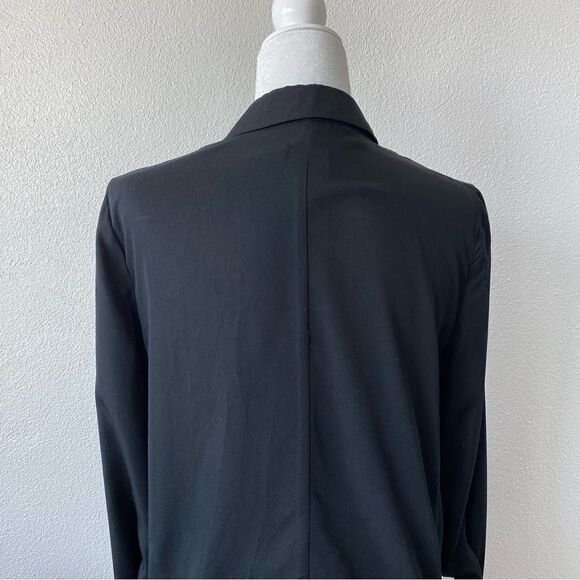 14th & Union Black Open Front Jacket Lightweight SZ M - Picture 7 of 12